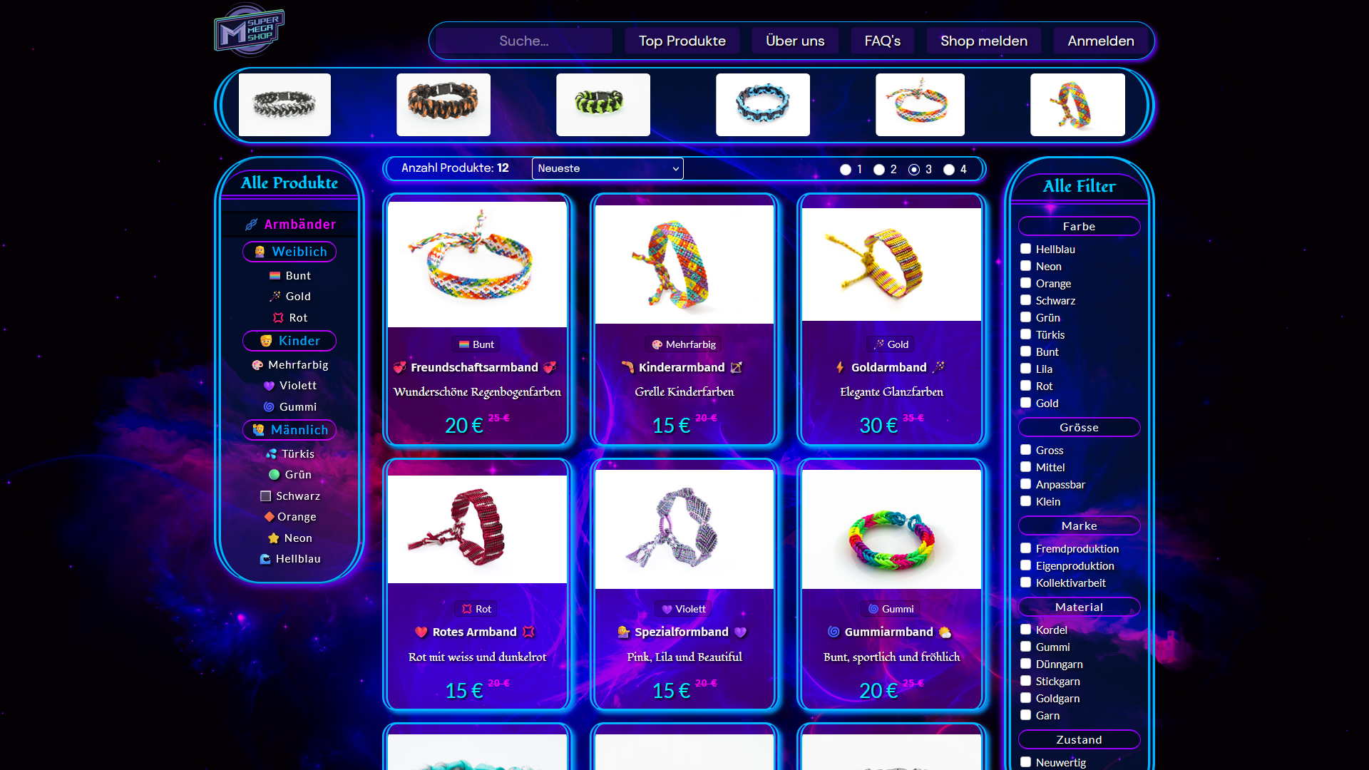 Super Mega Shop - Test Seite